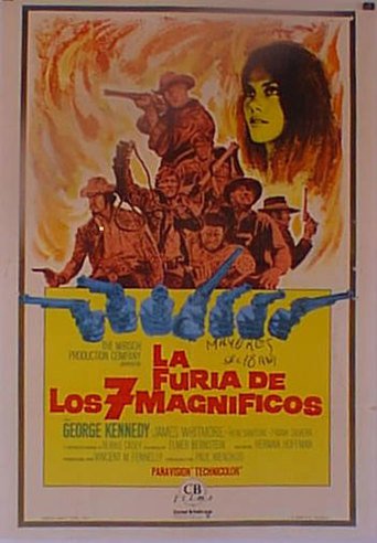 Poster for the movie "La furia de los siete magníficos"