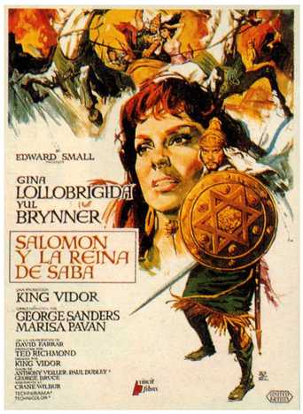 Poster for the movie "Salomón y la reina de Saba"