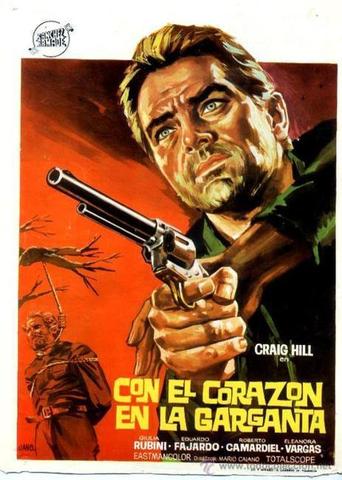 Poster for the movie "Con el corazón en la garganta"