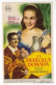 Poster for the movie "La fierecilla domada"