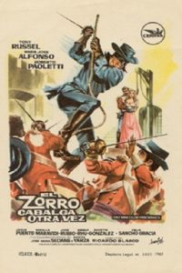 Poster for the movie "El Zorro cabalga otra vez"