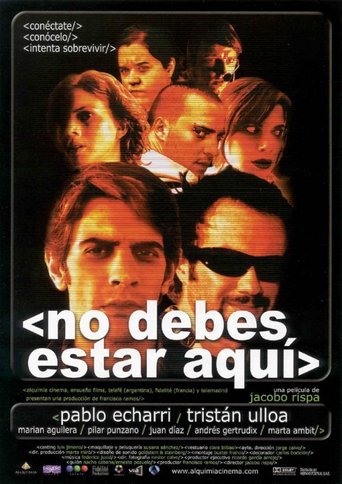 Poster for the movie "No debes estar aquí"