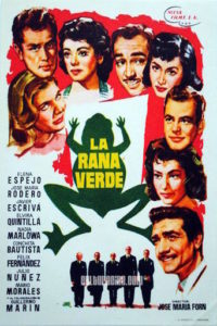 Poster for the movie "La rana verde"