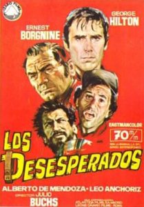 Poster for the movie "Los desesperados"