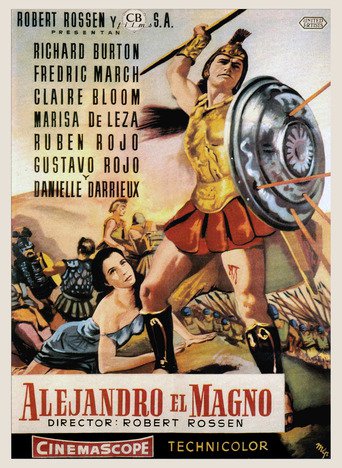 Poster for the movie "Alejandro Magno"