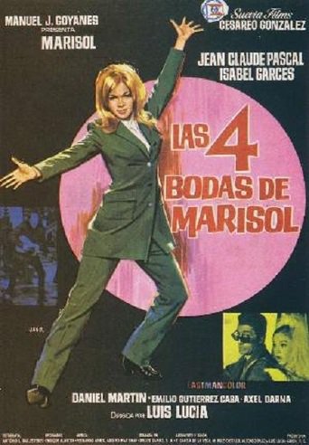 Poster for the movie "Las cuatro bodas de Marisol"
