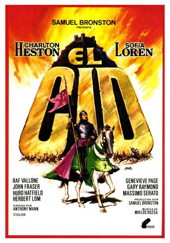 Poster for the movie "El Cid"