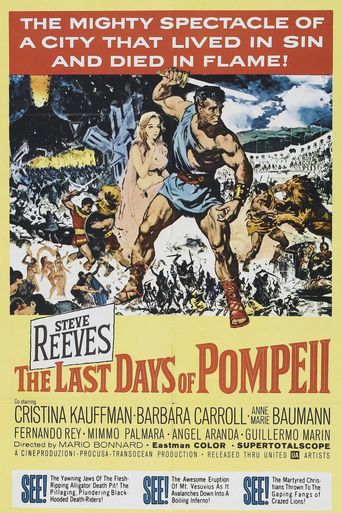 Poster for the movie "Los últimos días de Pompeya"